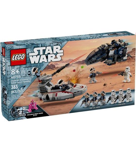 LEGO Star Wars Imperial Dropship vs Rebel Scout Speeder - 40755