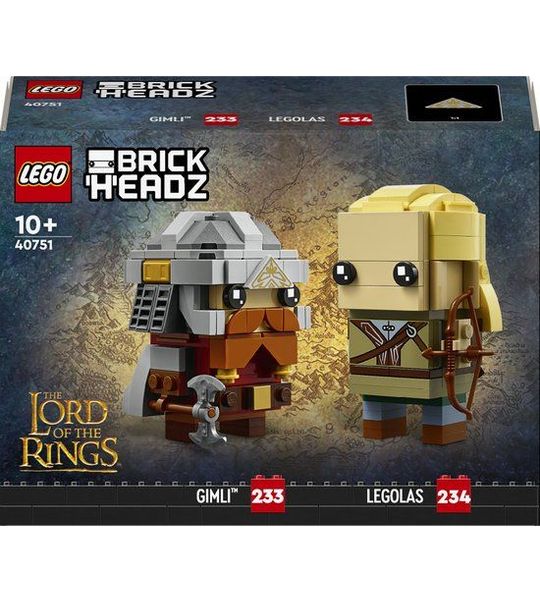 LEGO BrickHeadz - Lord of The Rings Legolas en Gimli - 40751