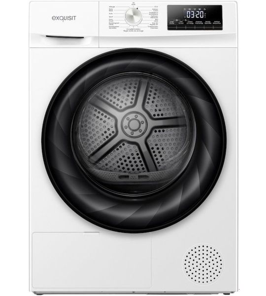 Exquisit TWP8080-010C Warmtepompdroger Wit