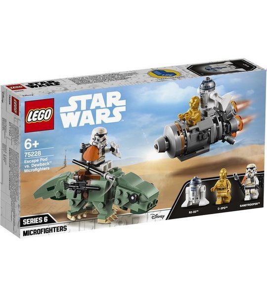 LEGO Star Wars Escape Pod vs. Dewback Microfighters - 75228