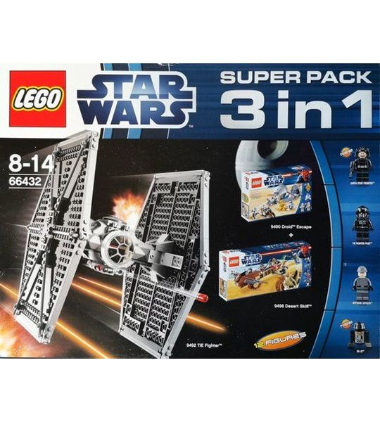 LEGO 66432 Star Wars 3 in 1 Pack (Sets 9490, 9492 and 9496)