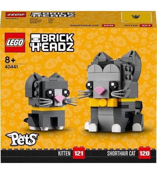 Lego Brickheadz Pets - Kitten en Shorthair Cat 40441