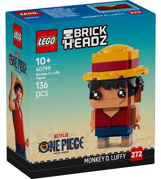 LEGO Netflix One Piece Brickheadz 40799 - Monkey D. Luffy