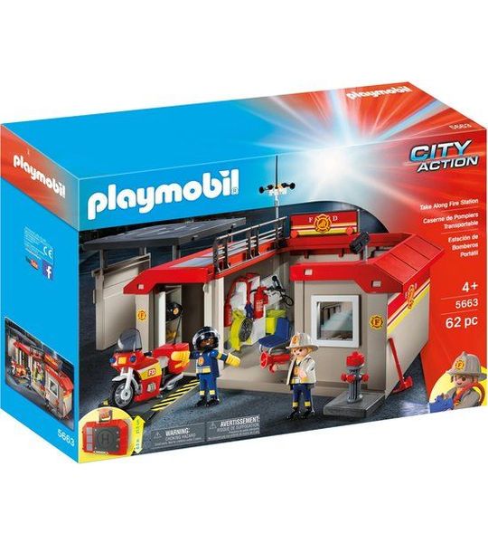 PLAYMOBIL City Action - Meeneem Brandweerkazerne - 5663