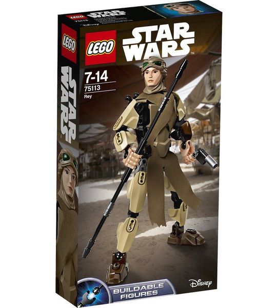 LEGO Star Wars Rey Bouwfiguur Meerkleurig 75113