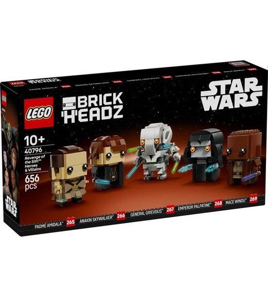 LEGO Star Wars BrickHeadz 40796 - Revenge of the Sith Heroes & Villains