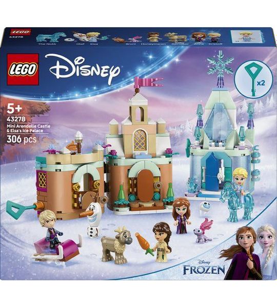 LEGO Disney Princess 43278 Mini Kasteel van Arendelle en Elsa's IJspaleis