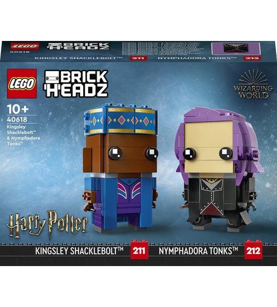 LEGO Harry Potter Brickheadz 40618 - Romeo Wolkenveldt™ en Nymphadora Tops™