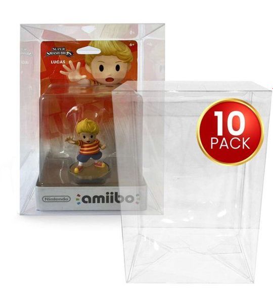 PET Protectors 10-Pack for Amiibo Figures