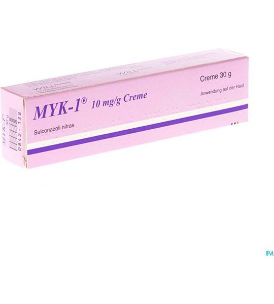 Myk-1 hydrofiele crème 10mg/g - bij schimmelinfecties van de huid -