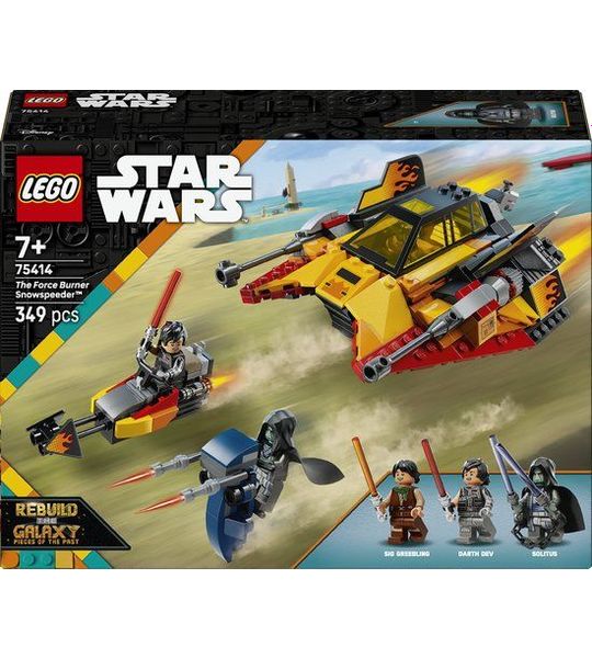 Lego Star Wars 75414 The Force Burner Snowspeeder Bouwstenen Multicolor