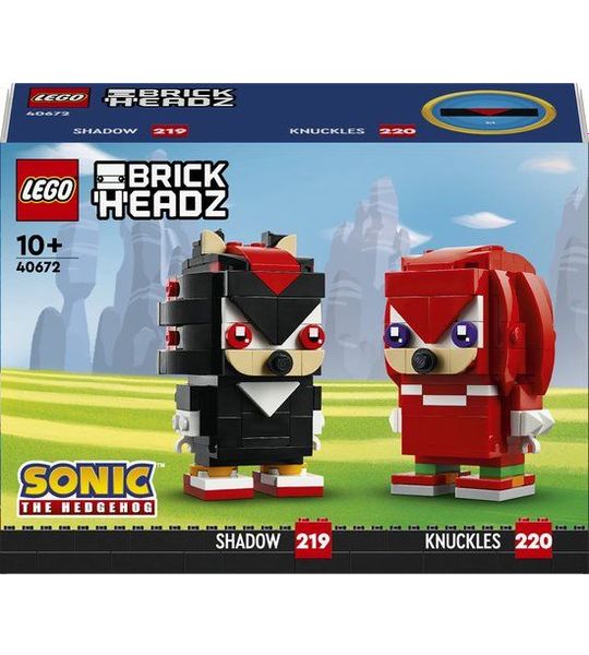 LEGO Brickheadz 40672 - Sonic the Hedgehog™: Knuckles en Shadow