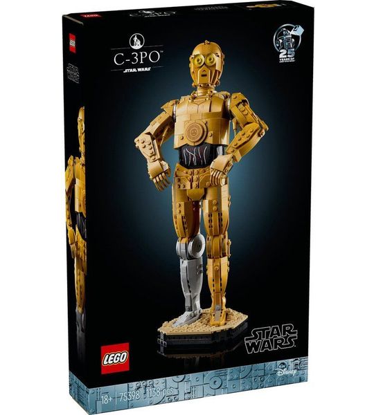 LEGO Star Wars - C-3PO Decoratie Bouwpakket met Droid Figuur - 75398