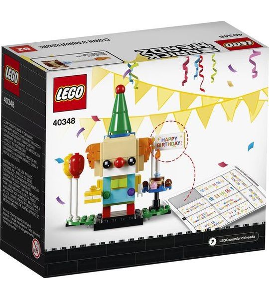 LEGO BrickHeadz Verjaardagsclown - 40348