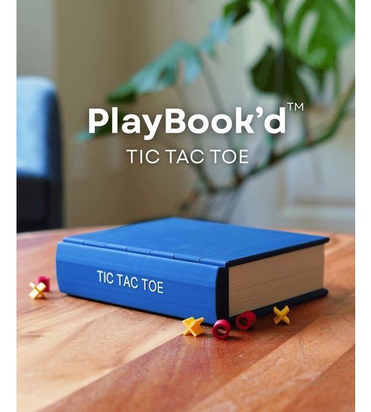 PlayBook'd Tic Tac Toe - Bordspel - Boter Kaas en Eieren