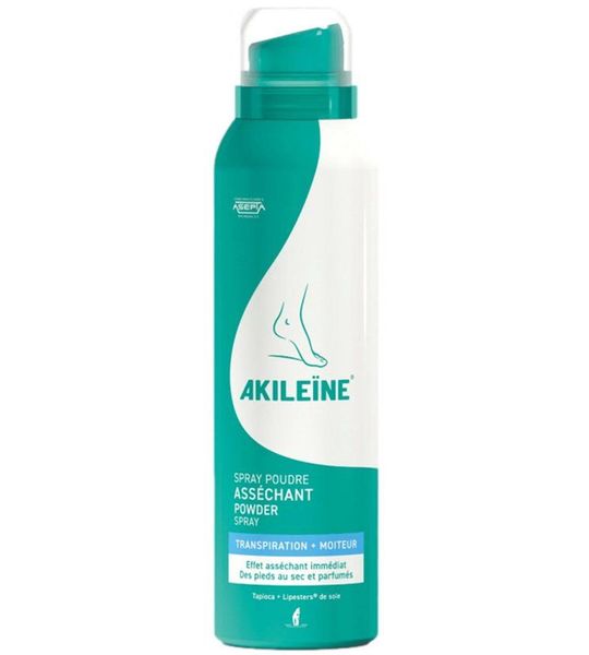 Akileine Poeder Spray Voeten Zeer Sterke Transpiratie