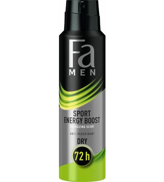 Fa Men Sport Energy Boost Antiperspirant Spray