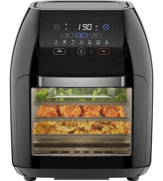 Zyrex® Heteluchtoven - Oven - Airfryer Oven - Zwart - 31cm x 31cm x 38cm