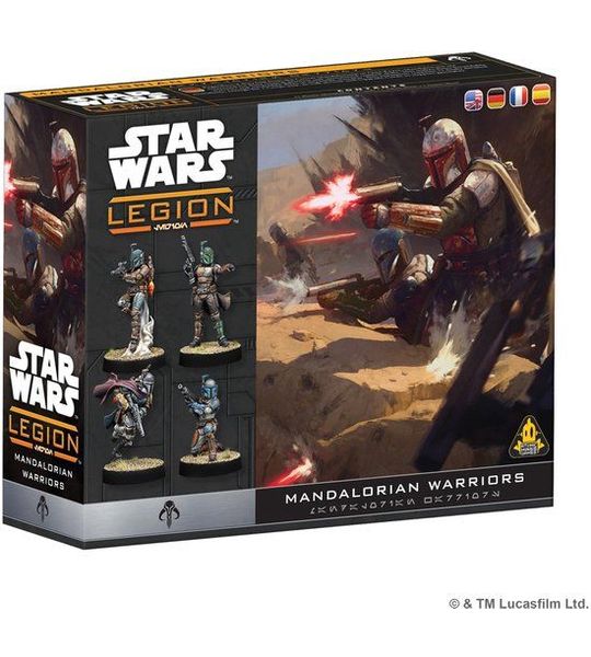 Star Wars Legion Mandalorian Warriors - Miniature Game - Engels