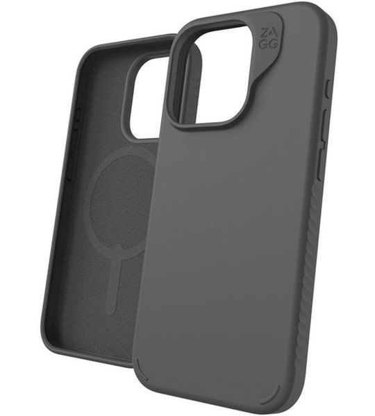 ZAGG Manhattan Snap Telefoonhoesje Voor Apple Iphone 15 Pro Zwart