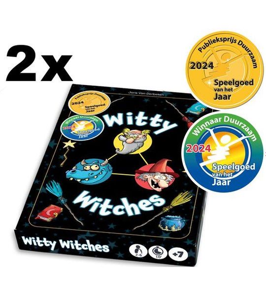 Witty Witches - Kaartspel - 2 stuks - Nieuw - voor de Uno-speler