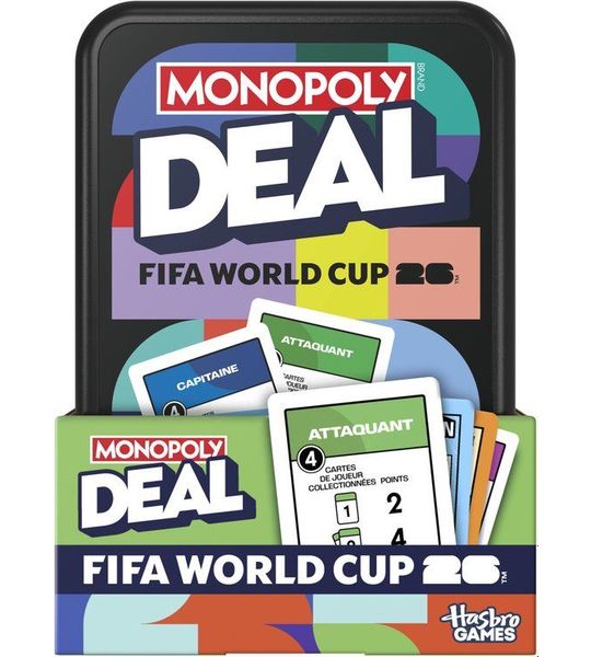 Monopoly Deal FIFA World Cup 2026 - Kaartspel - Franstalig
