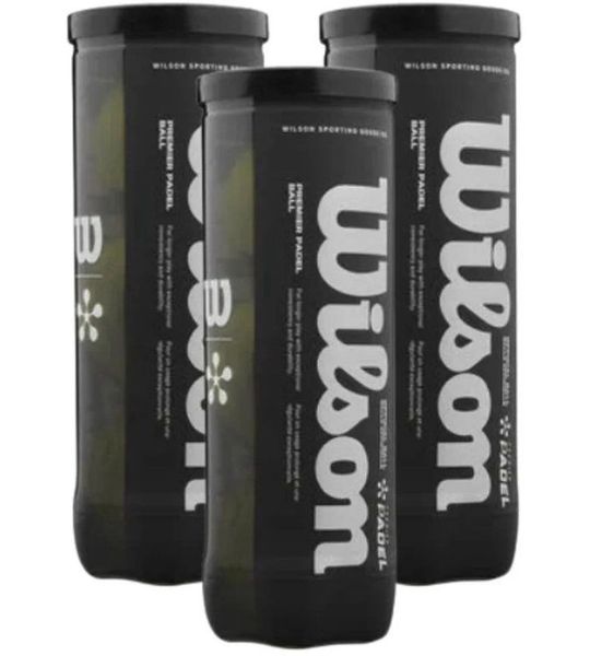 Wilson PREMIER Padel Ballen 3x 3 Stuks
