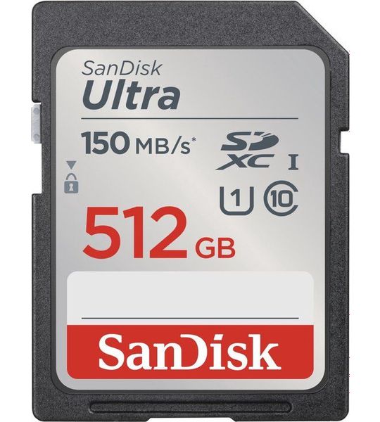 SanDisk SDXC Ultra 512GB 150mb/s