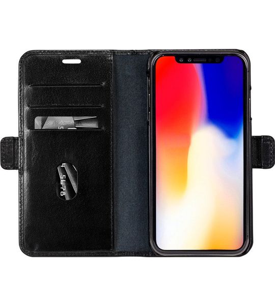 DBramante1928 Lynge Apple iPhone Xs Max 2-in-1 Cover Leer Zwart