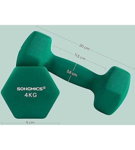 dumbbell set 2 x 4 kg,