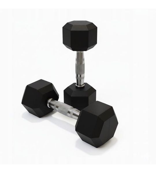 Gegomineerde gietijzeren dumbbells 2x6kg - Perfect voor fitness