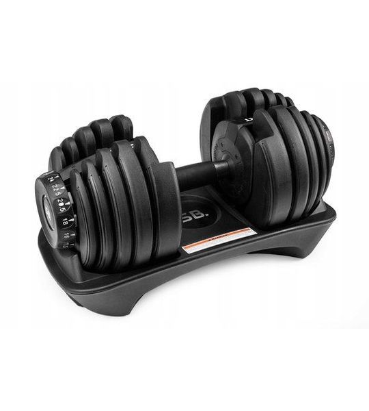 Verstelbare Dumbbell 24kg met Standaard - Krachttraining Fitness
