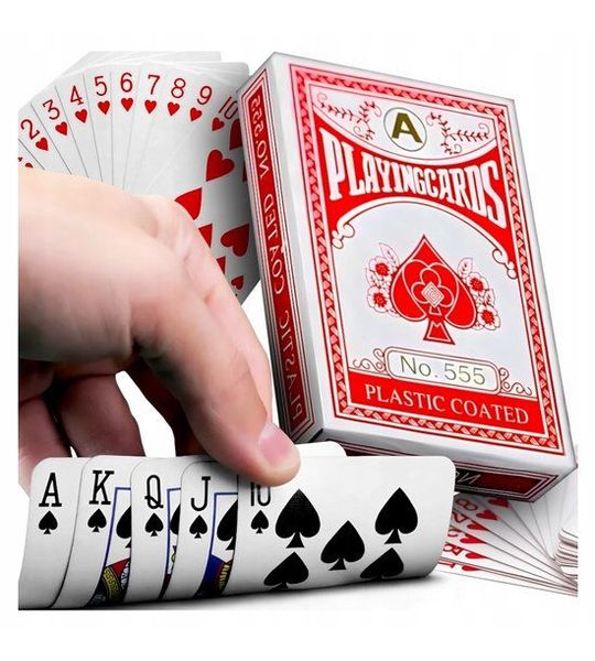 54 Kaarten Speelkaarten Poker Bridge Remik Gecoat Traditioneel