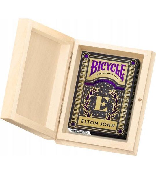 Bicycle Elton John Speelkaarten in Houten Kistje - 1 Deck