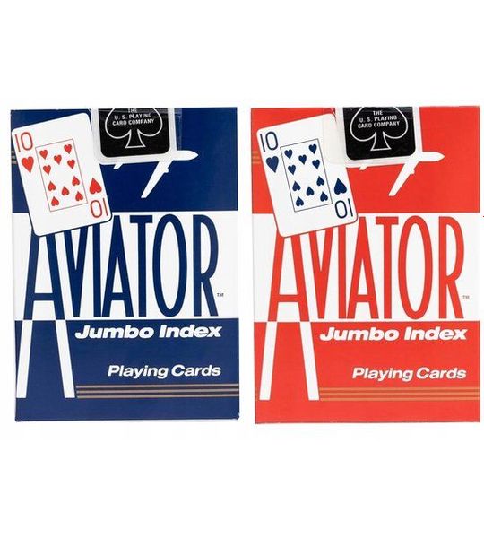 Bicycle Aviator Jumbo Index Speelkaarten - 2 Dekken