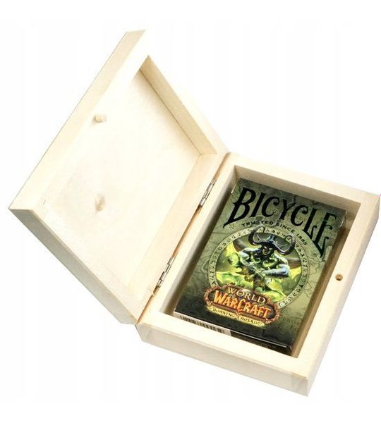 Bicycle Word of Warcraft Burning Crusade Speelkaarten in Houten Kistje