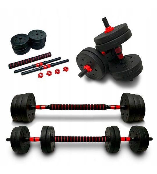 Verstelbare halsterset 15kg met verbindingsstuk - 2x7,5kg