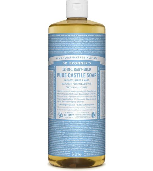 Dr. Bronner Magical Soap Baby Ongeparfumeerd 473ml