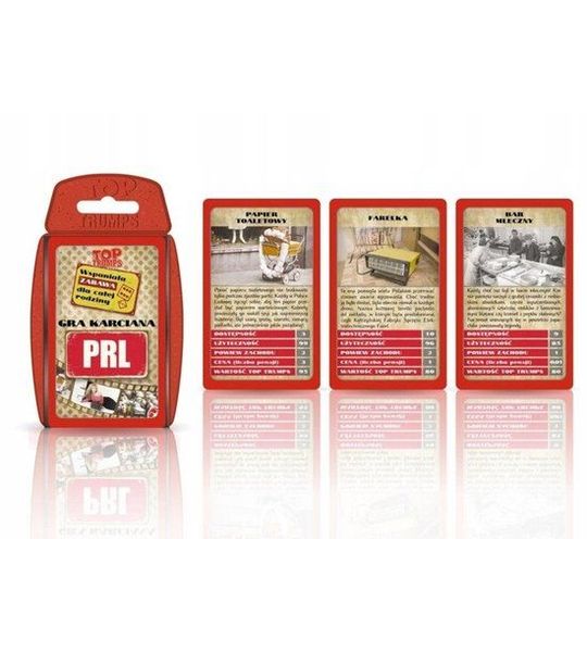 Top Trumps PRL Kaartspel: Nostalgische Familiepret