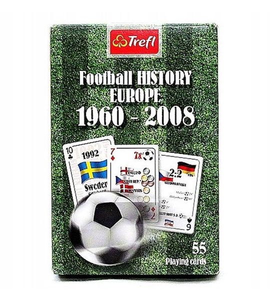 TREFL Voetbal Geschiedenis Europa Kaartspel 1960-2008