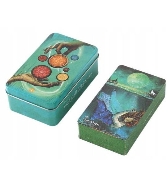 The Light Seer's Tarot Kaartspel - 78 Kaarten in Metalen Doos