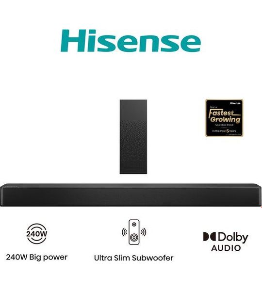 Hisense Hs2100 Soundbar Zwart