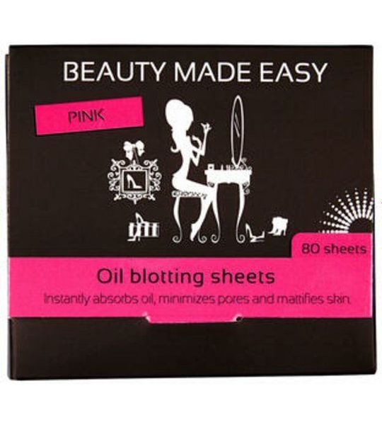 Beauty Made Easy Oil Blotting Sheets Pink
