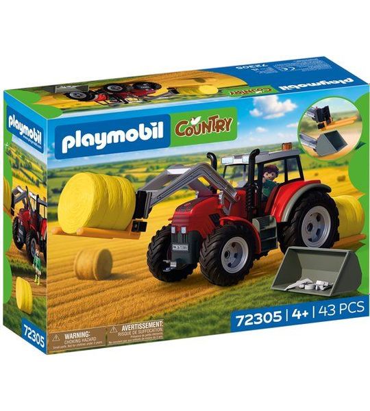 PLAYMOBIL® Grote tractor met hooibalen - P-72305