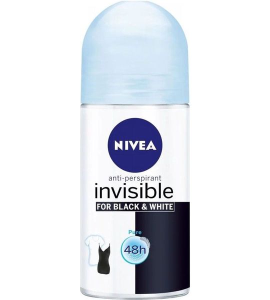 Nivea Black & White Invisible Pure Roll-on