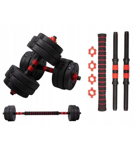 Merkloos Verstelbare Halster & Bar Set 20kg - Krachttraining Thuis