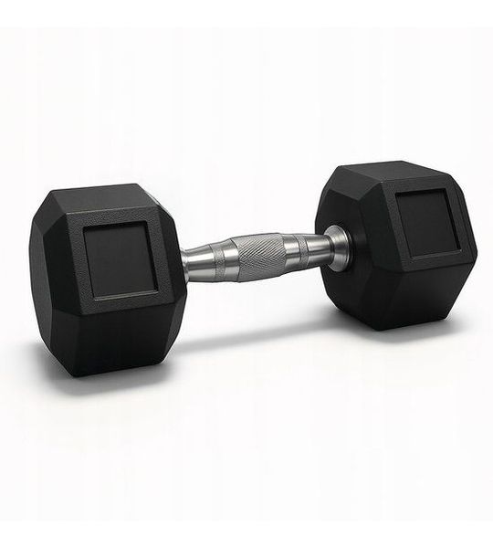 Merkloos Merkloze Gecoate Halter 22,5 kg - Ideaal voor Krachttraining