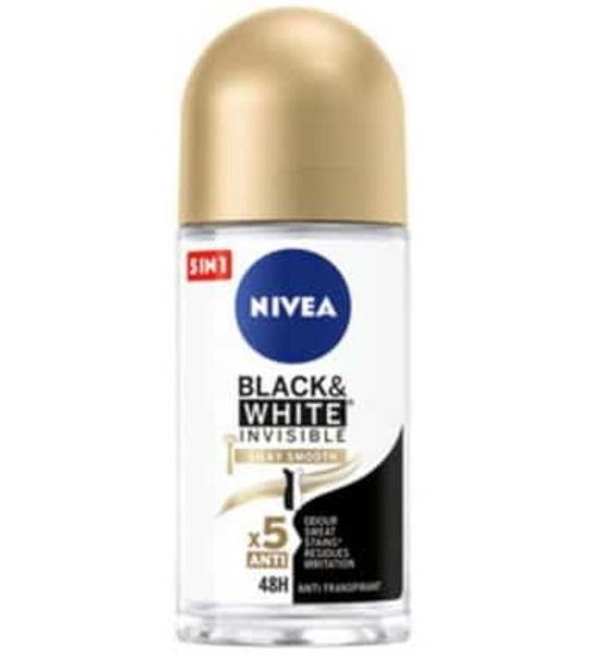 Nivea Black & White Silky Smooth Deodorant Roller