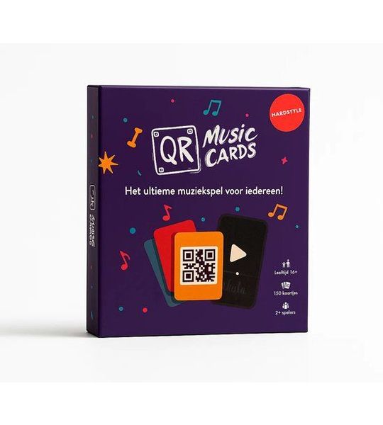 QR Music Cards Hardstyle Edition - Muziekspel met 150 kaarten en gratis app