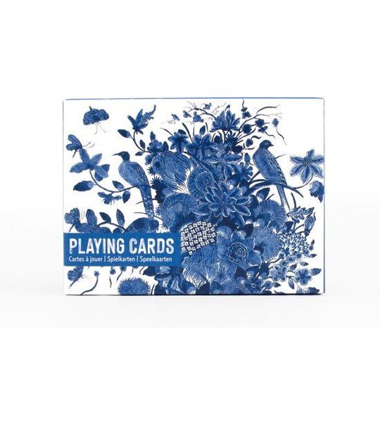 Lanzfeld - Kaartspel - Set van 2 - Speelkaarten - Delfts Blauw - Vogels